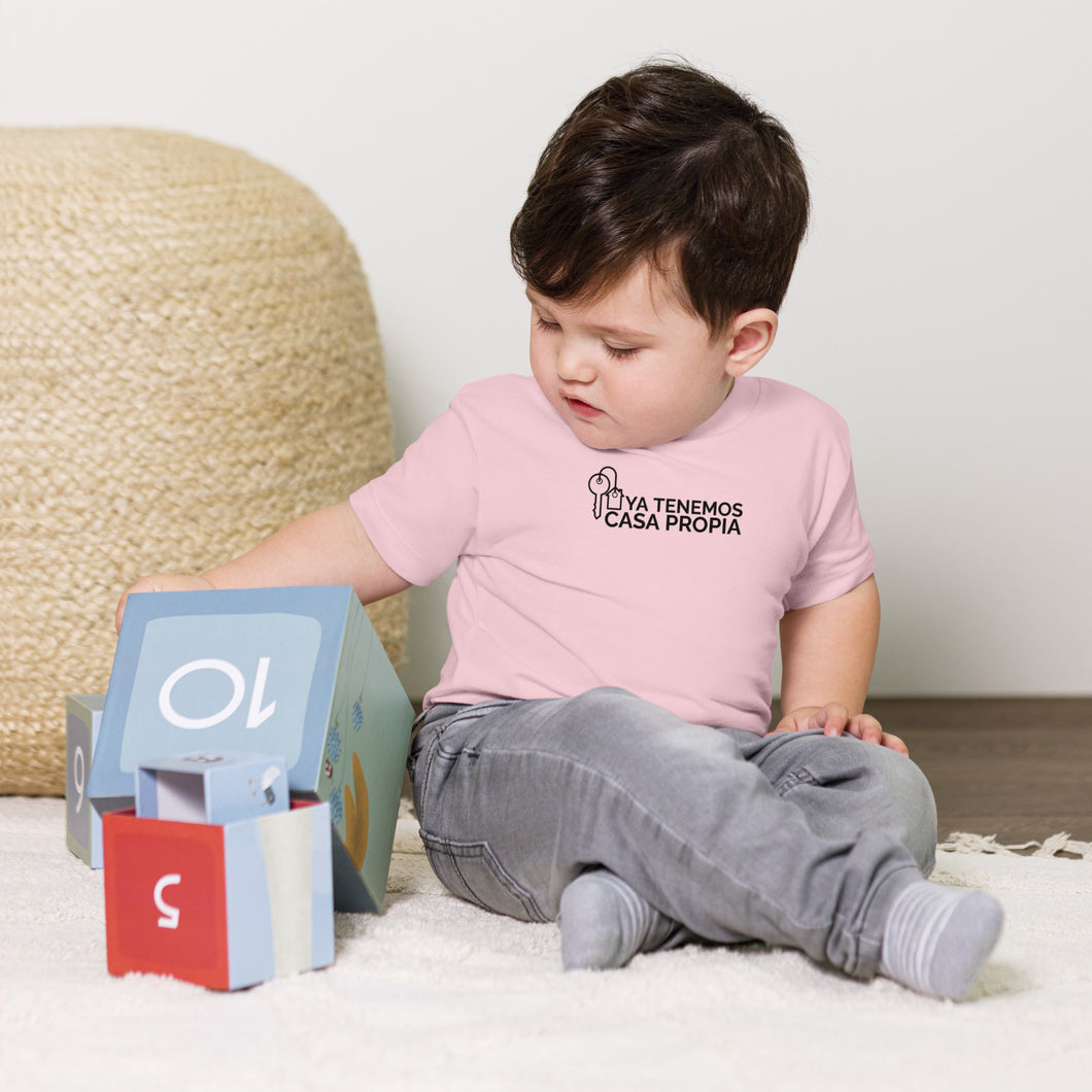 Camiseta para bebé YA TENEMOS CASA PROPIA 6-12 meses