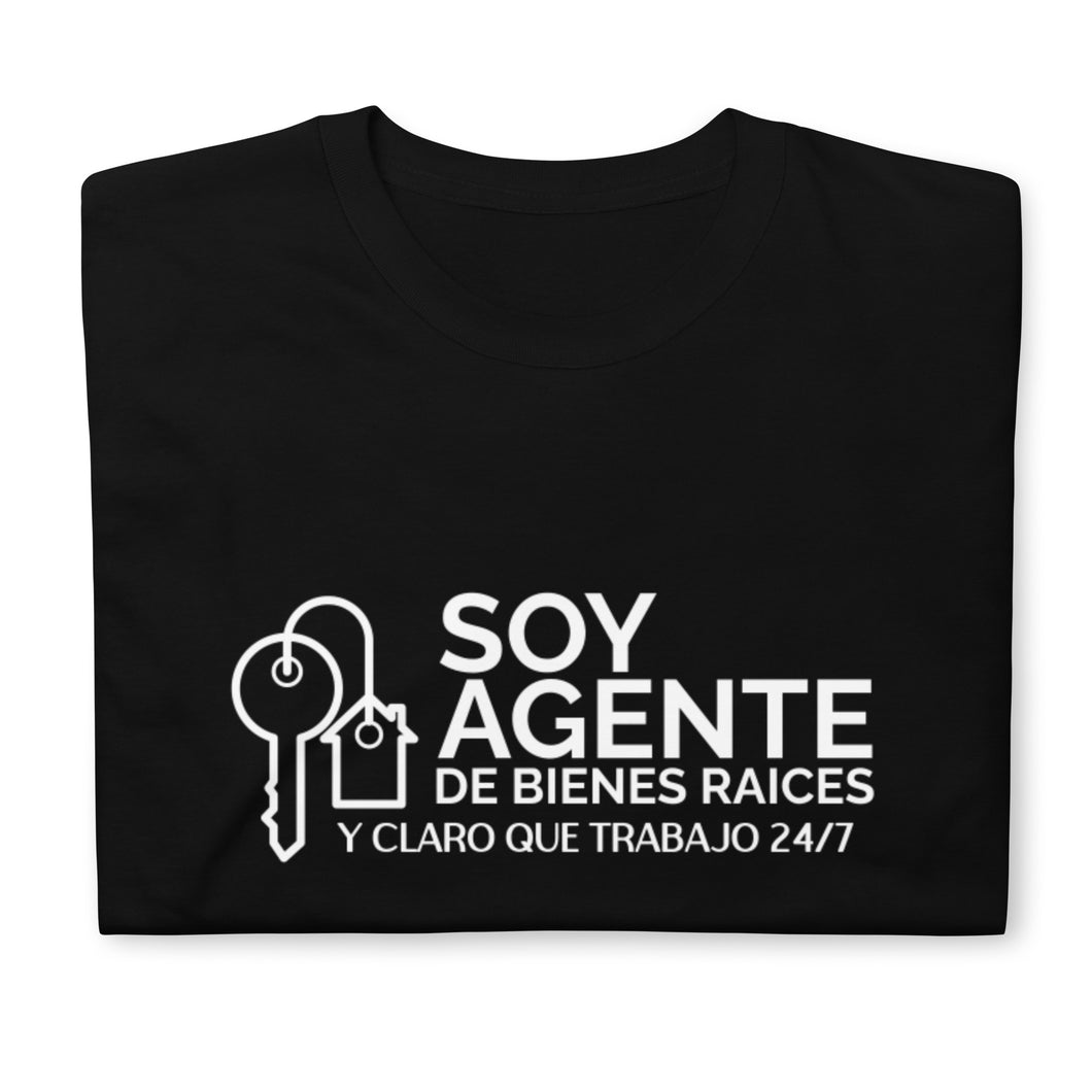 Camiseta unisex CLARO QUE TRABAJO 24/7
